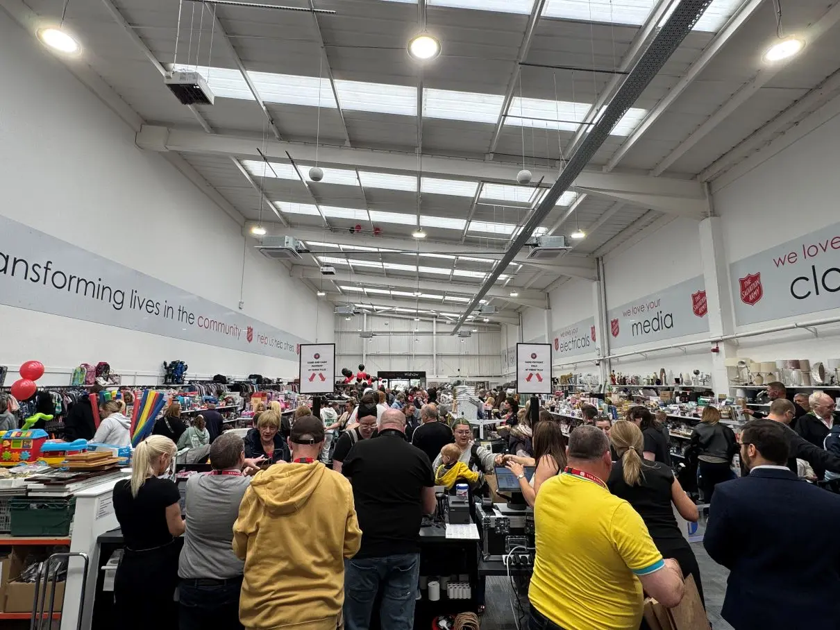 The Salvation Army opens new donation centre in Wishaw | The Salvation Army